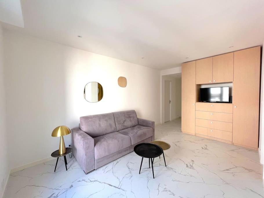 Joli Studio - Studio Neuf Terrasse Clim Wi-Fi 2 Min. Des Plages Antibes Exterior foto